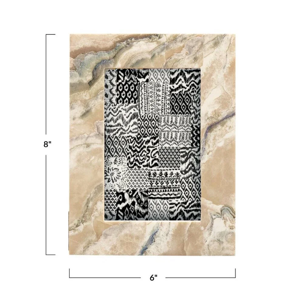 Creative Co-Op Marbled Cream Color 4